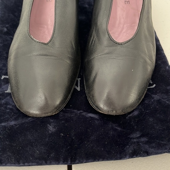 Taryn Rose Black Heels Pumps Size 40M 2.25” Block Heel Comfortable - Picture 7 of 7